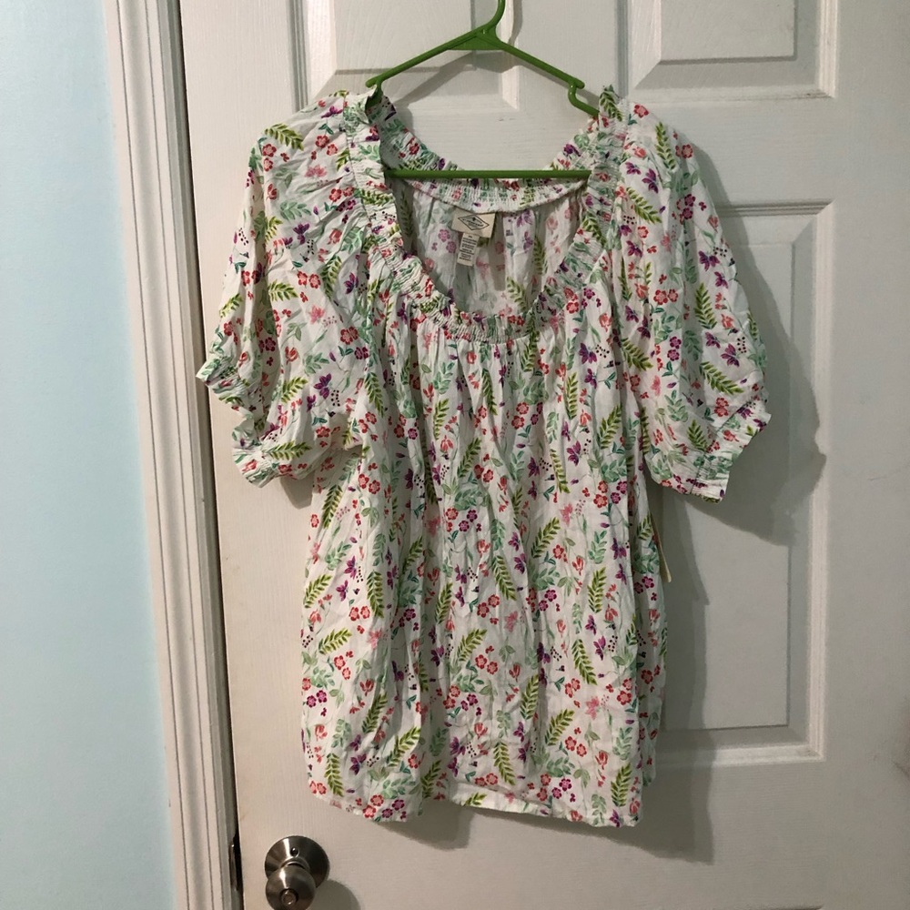 Floral Print Women's Top